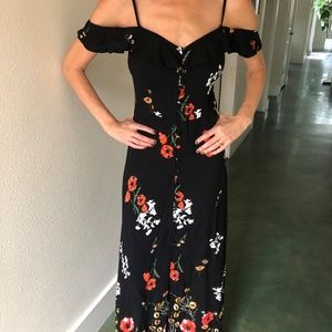 Long dress with front slit